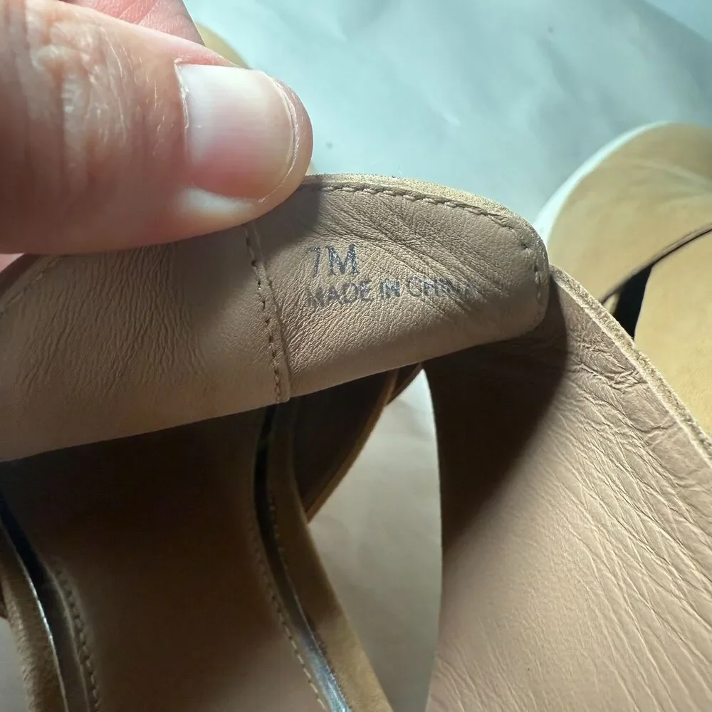 Linea Paolo Faith‎ Wedge Sneaker Tan Suede 7M Comfort Elegance City